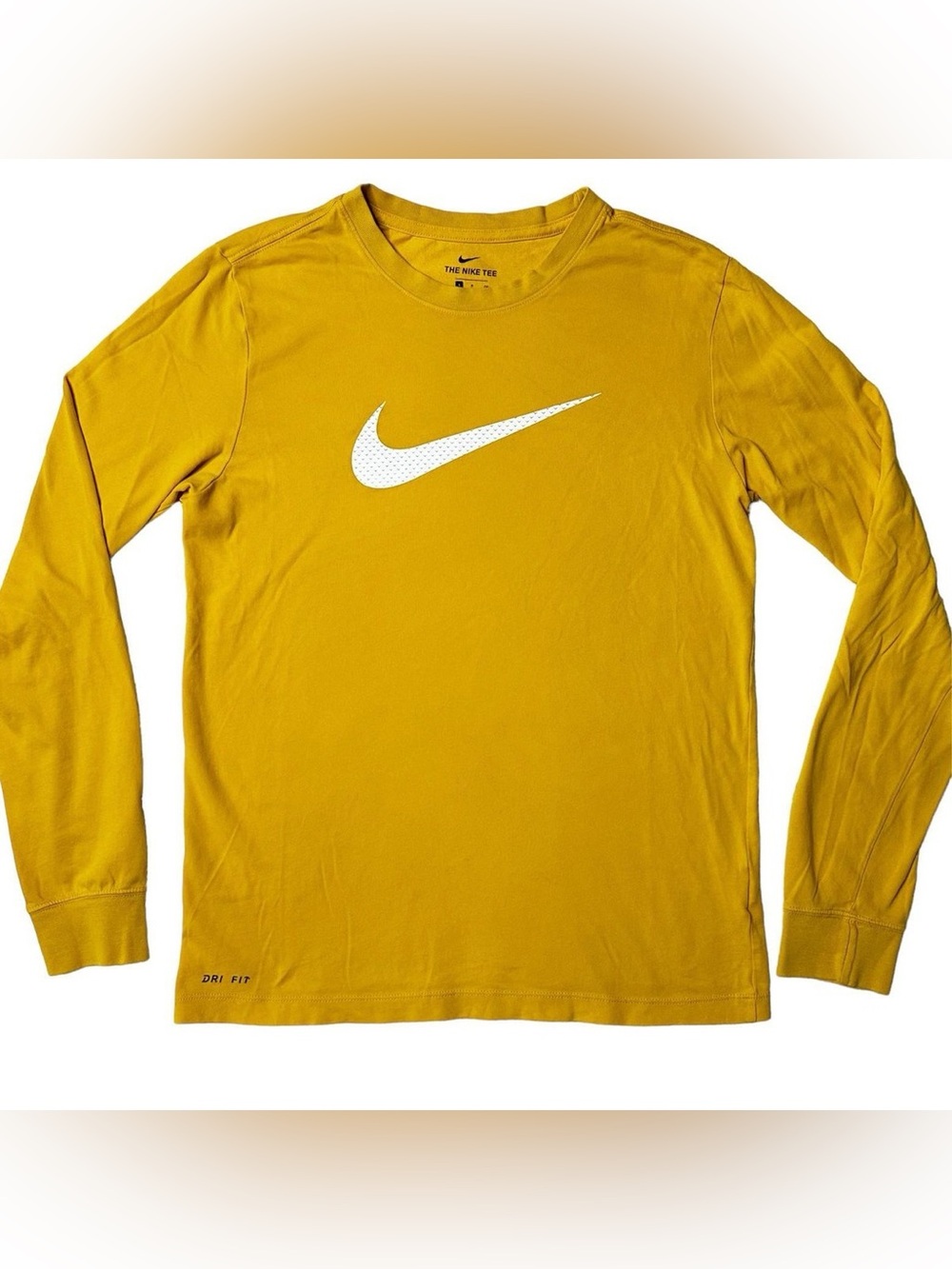 Nike Men’s Long Sleeve Tee - Mustard